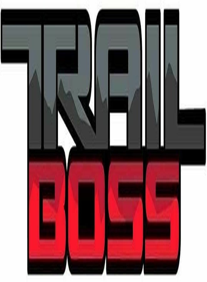 Aimoll Pair Set Trail BOSS Bedside Decal Stickers Nameplate Replacement for 2019-2023 Z71 Silverado 1500 2500 HD Next Gen (Black Red) - Image 3